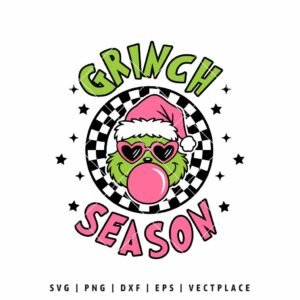 Grinch Season SVG PNG | Christmas Cut File for Cricut and Silhouette