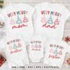Very Merry Christmas SVG Family Bundle