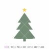 FREE Christmas Tree SVG PNG | Holiday Cut File for Cricut & Silhouette
