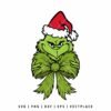 Grinch SVG PNG | Coquette Christmas Cut File for Cricut and Silhouette