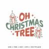 Oh Christmas Tree SVG Retro Christmas Tree Design